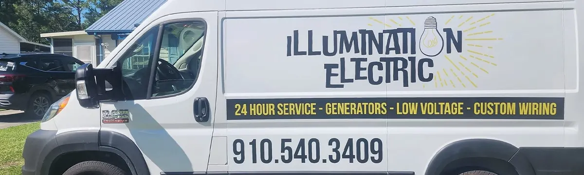 Illumination Electric Services residential electricians at work in Leland, NC